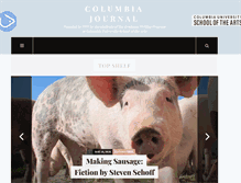 Tablet Screenshot of columbiajournal.org